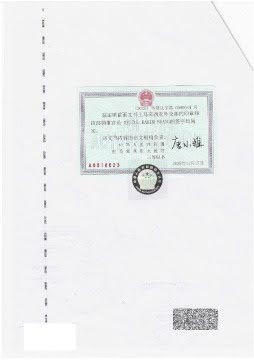Birth certificate legalisation page